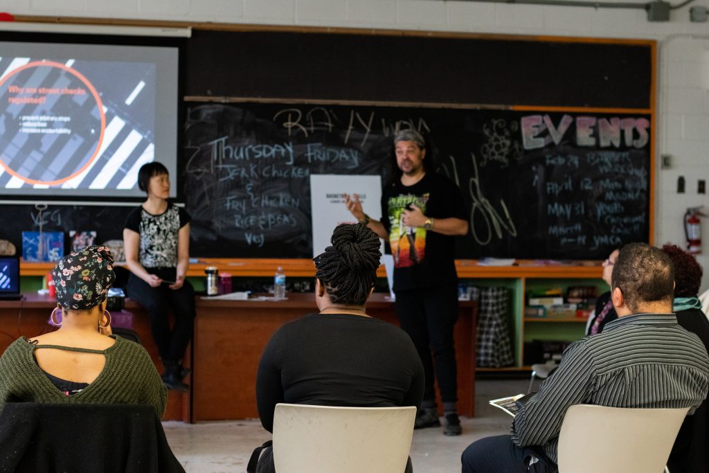 The Checks and Balances Workshop in session.